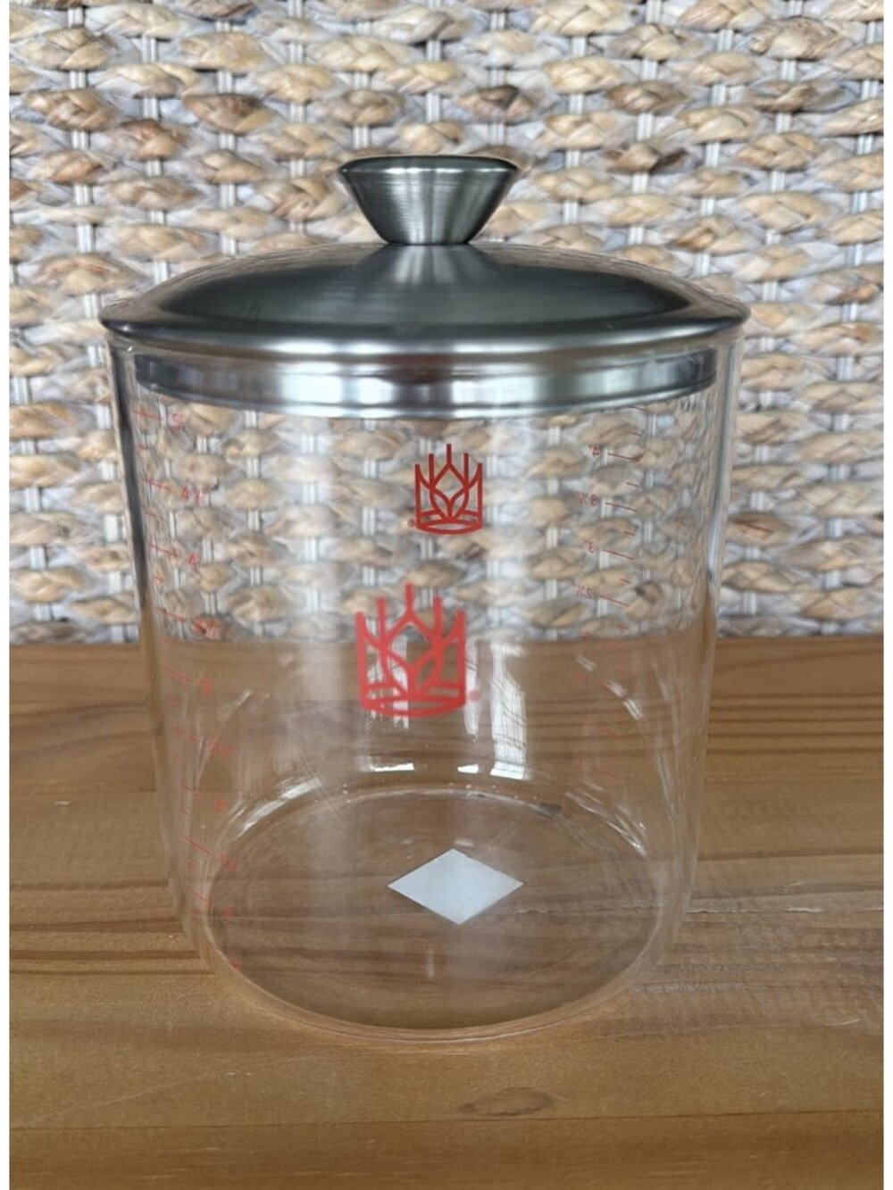King Arthur Baking Company Glass Sourdough Crock with Lid, 1.5-Quart Capacity